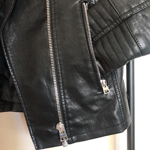 TOPSHOP Women’s Faux Leather Moro Jacket! - Picture 5 of 7
